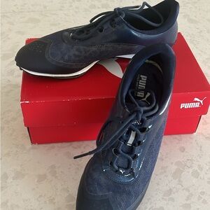 Puma SummerCat Sport Peacoat/White Women Spikeless Golf Shoes- Size